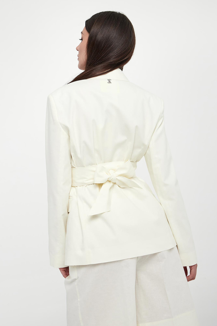 Marynarka damska z lnem TWINSET ACTITUDE