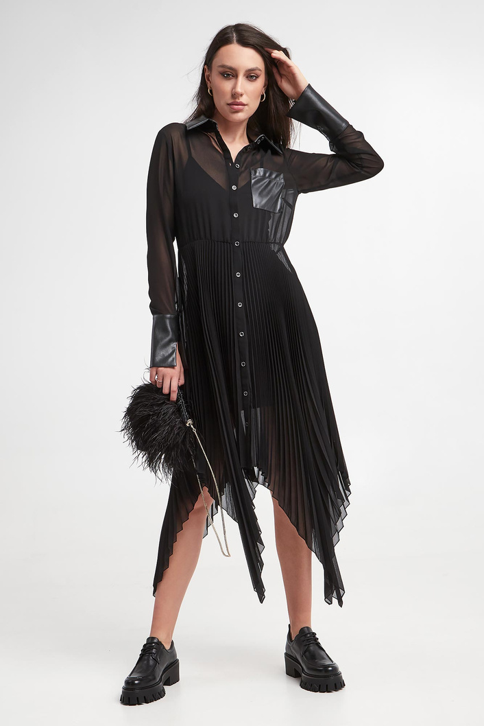 Sukienka plisowana PATRIZIA PEPE