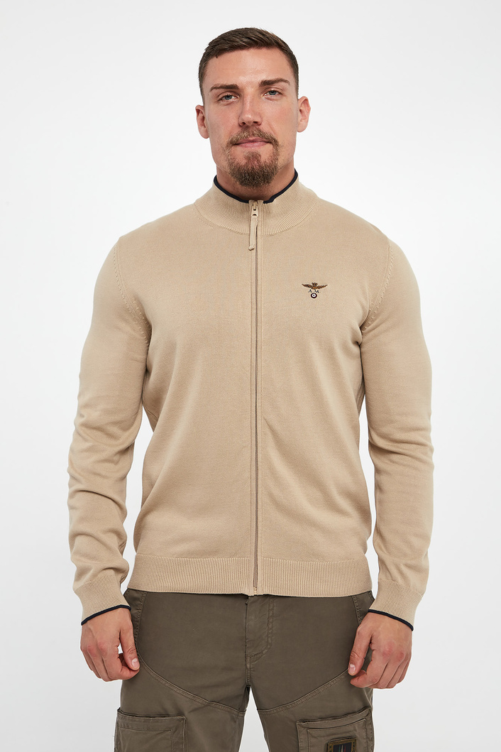 Sweter męski rozpinany AERONAUTICA MILITARE