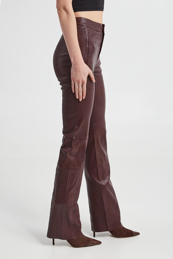 Spodnie damskie skórzane GESTUZ