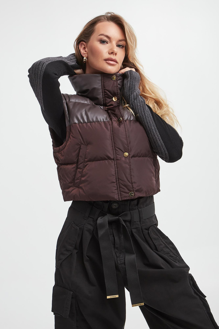 Kamizelka damska pikowana Handle PINKO