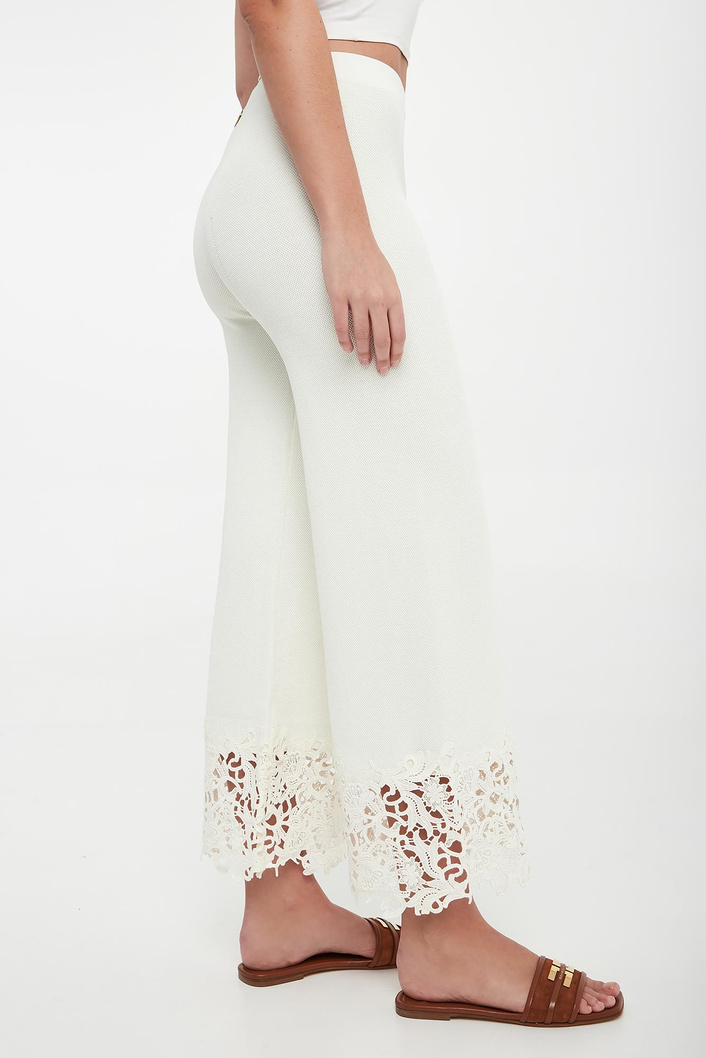 Spodnie damskie z koronką TWINSET U&B