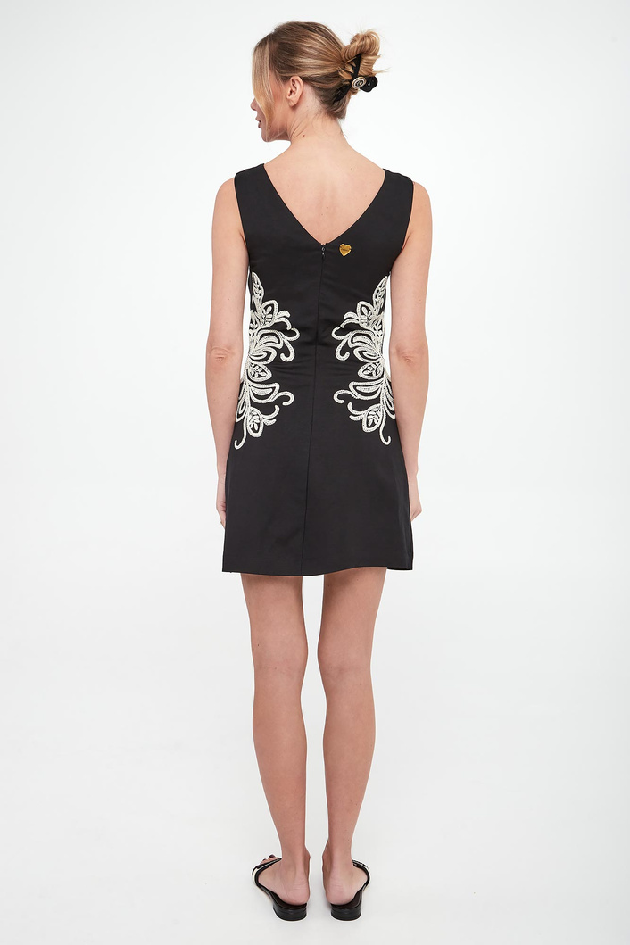 Sukienka lniana mini TWINSET U&B