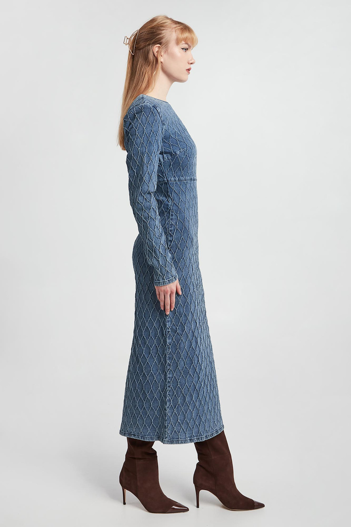 Sukienka jeansowa damska GESTUZ