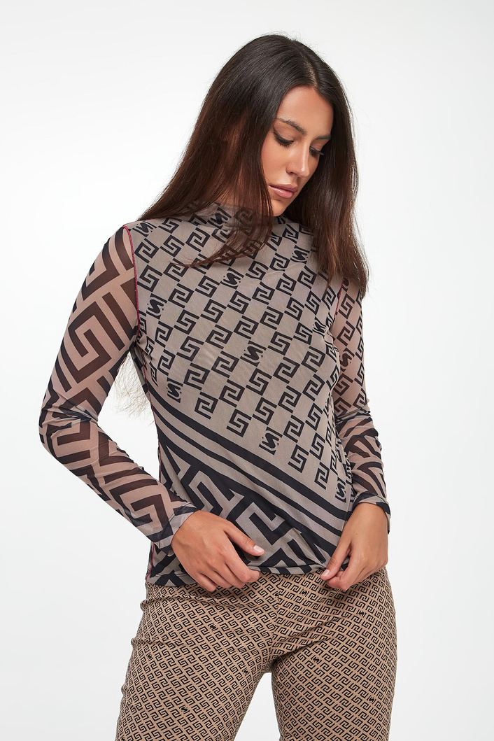 Bluzka damska z siatki SPORTALM