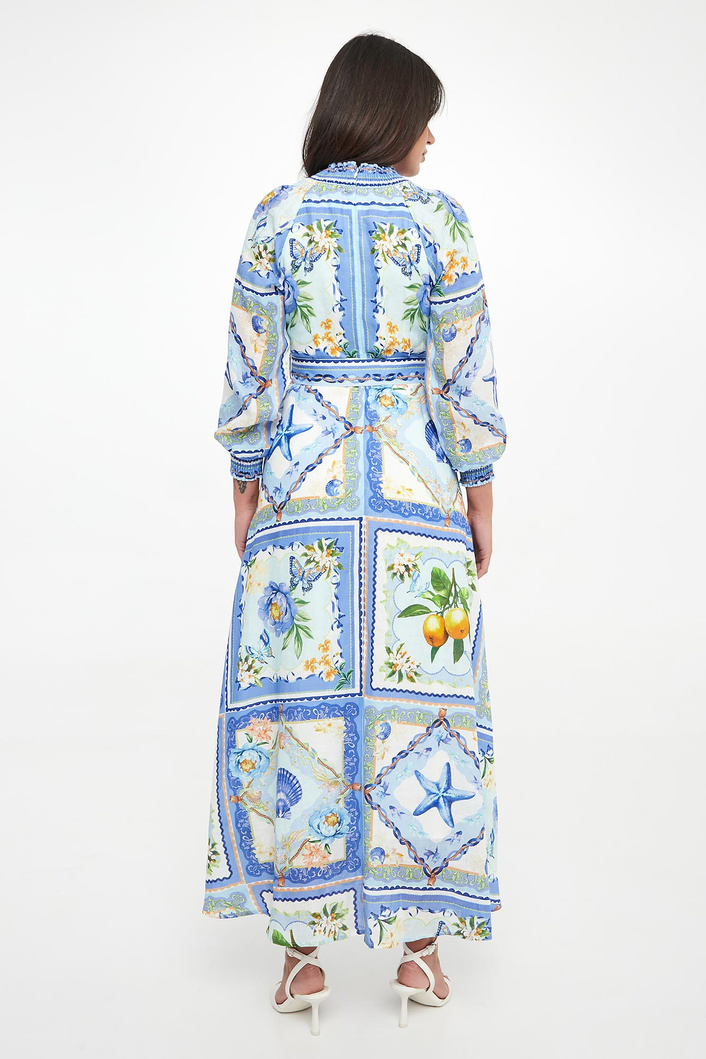 Sukienka maxi lniana HALE BOB