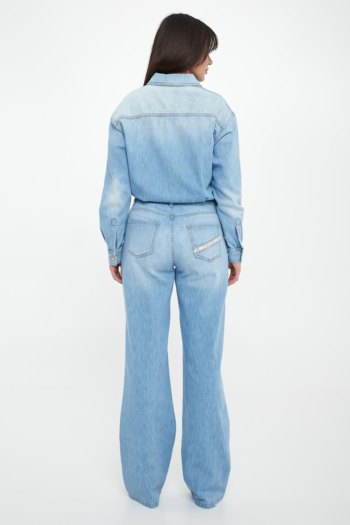 Kombinezon damski z denimu ELISABETTA FRANCHI