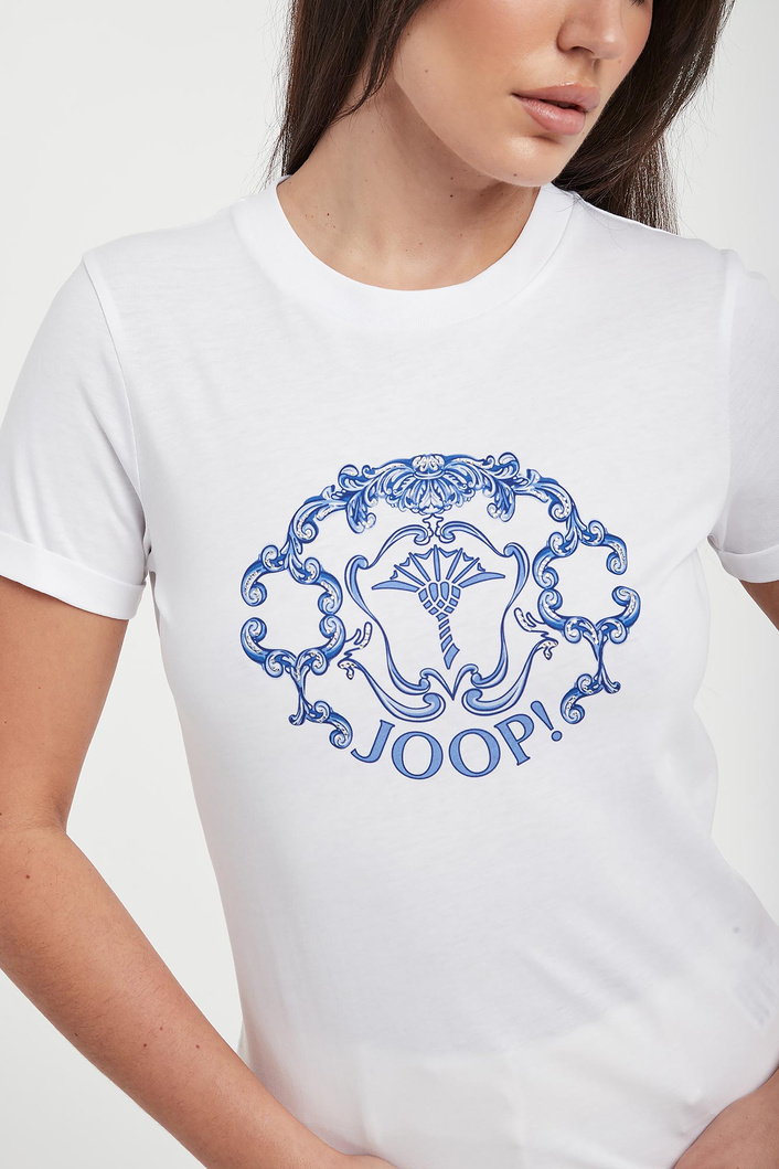 T-shirt damski z logo Tulya JOOP!