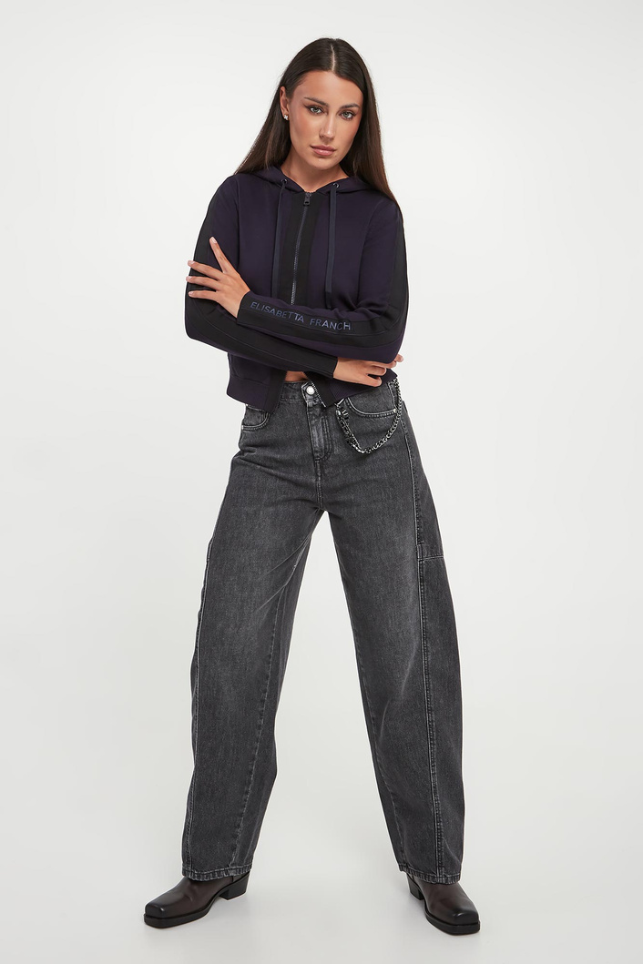 Sweter damski z kapturem ELISABETTA FRANCHI