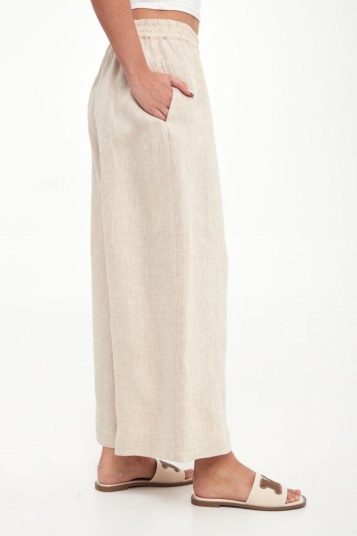 Spodnie damskie lniane Felino WEEKEND MAX MARA