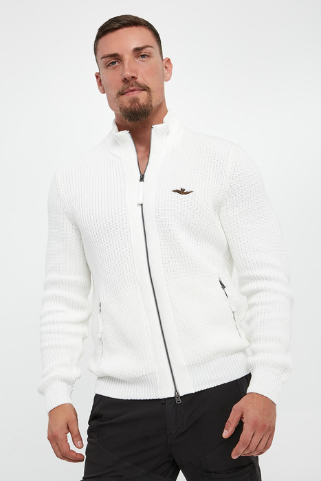 Sweter męski rozpinany AERONAUTICA MILITARE