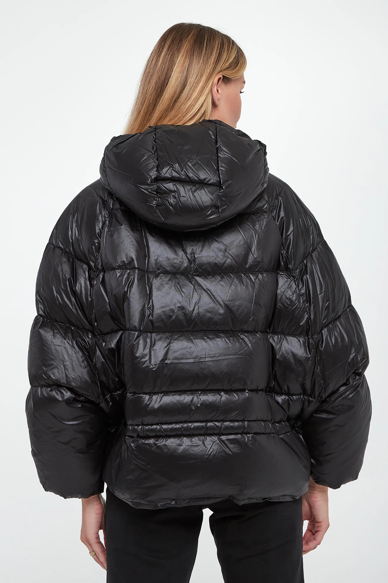 Kurtka damska puchowa ERMANNO FIRENZE Czarny Regular