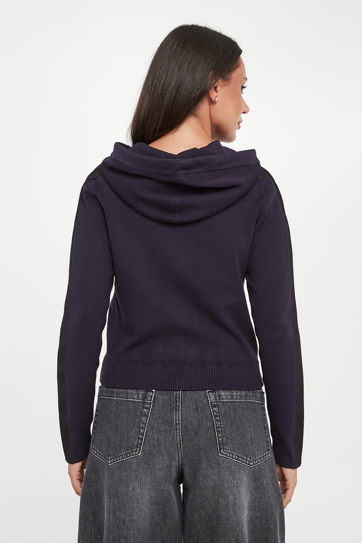 Sweter damski z kapturem ELISABETTA FRANCHI