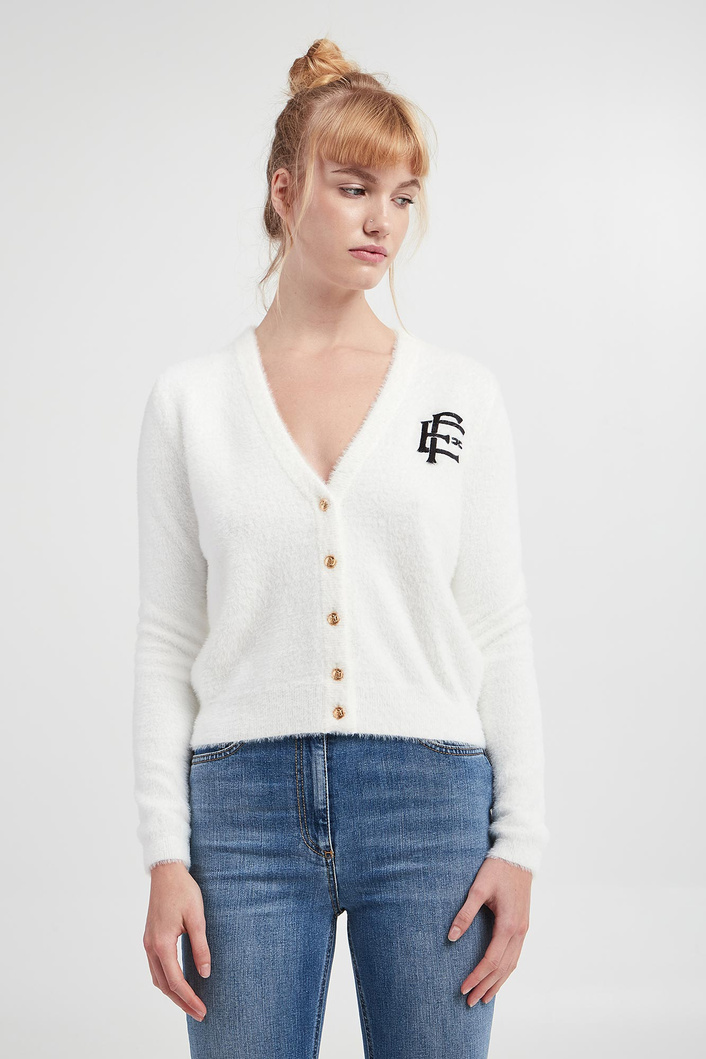 Kardigan damski futrzany ELISABETTA FRANCHI