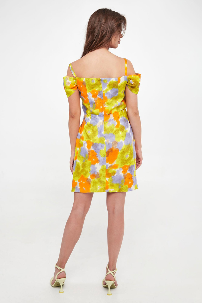 Sukienka lniana Acqui MARELLA