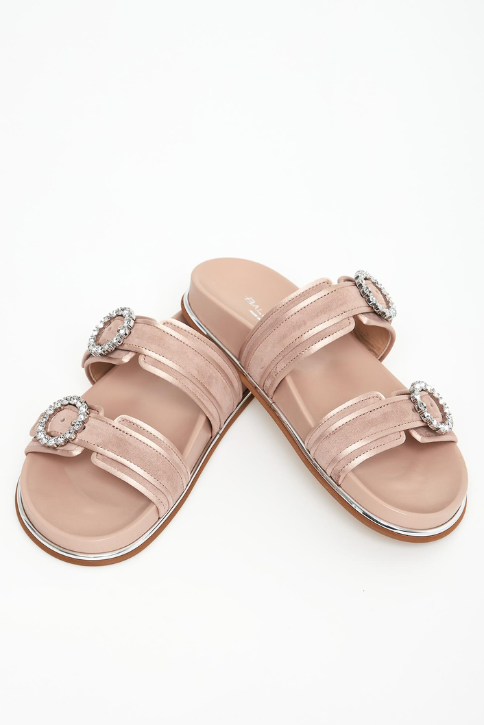 Klapki damskie skórzane BALDININI