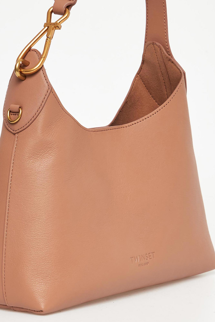 Torebka skórzana hobo TWINSET