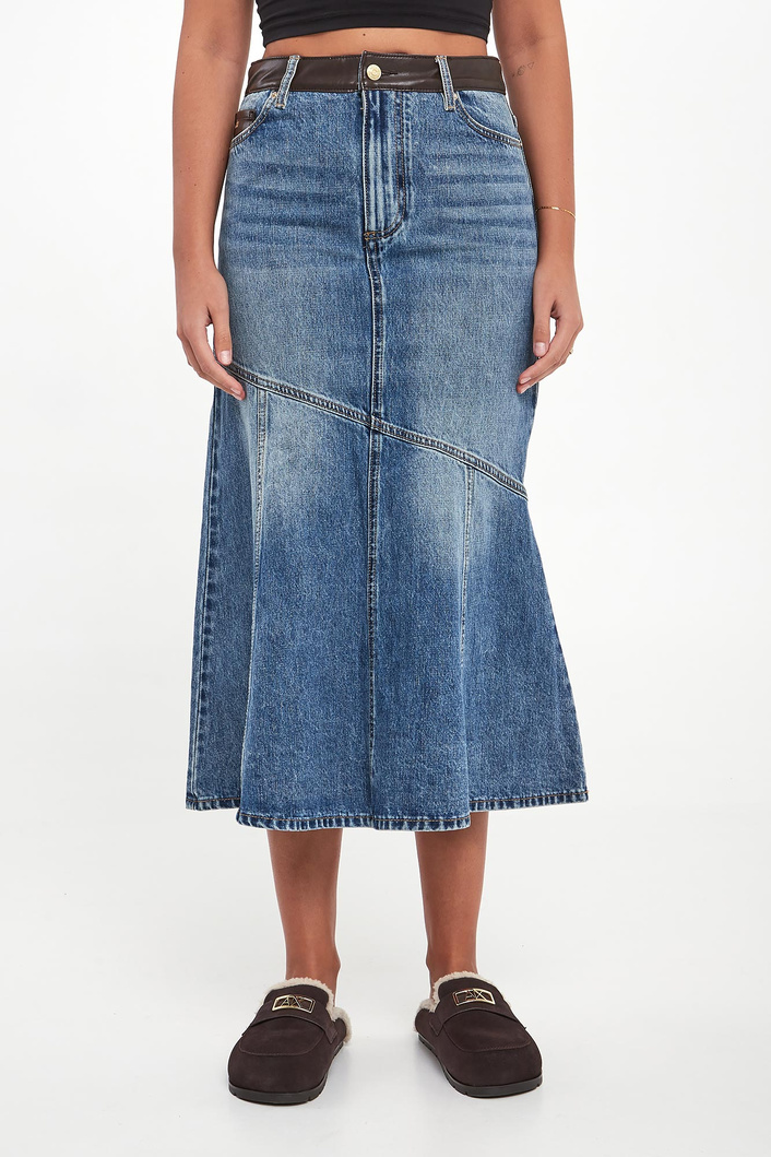 Spódnica jeansowa midi ARMANI EXCHANGE