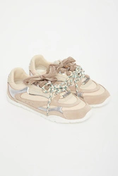 Sneakersy damskie zamszowe PINKO