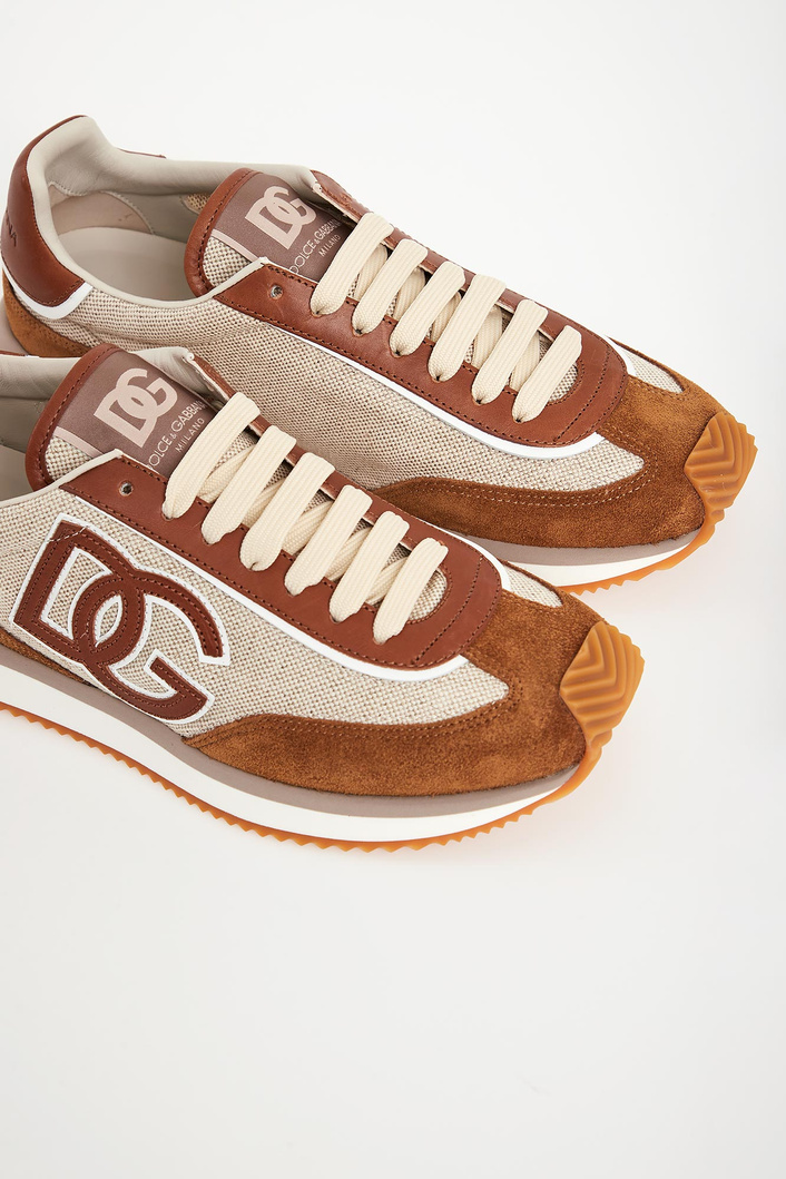 Sneakersy męskie skórzane DOLCE & GABBANA