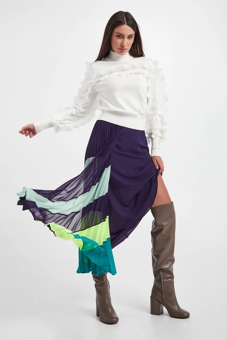 Spódnica plisowana TWINSET ACTITUDE