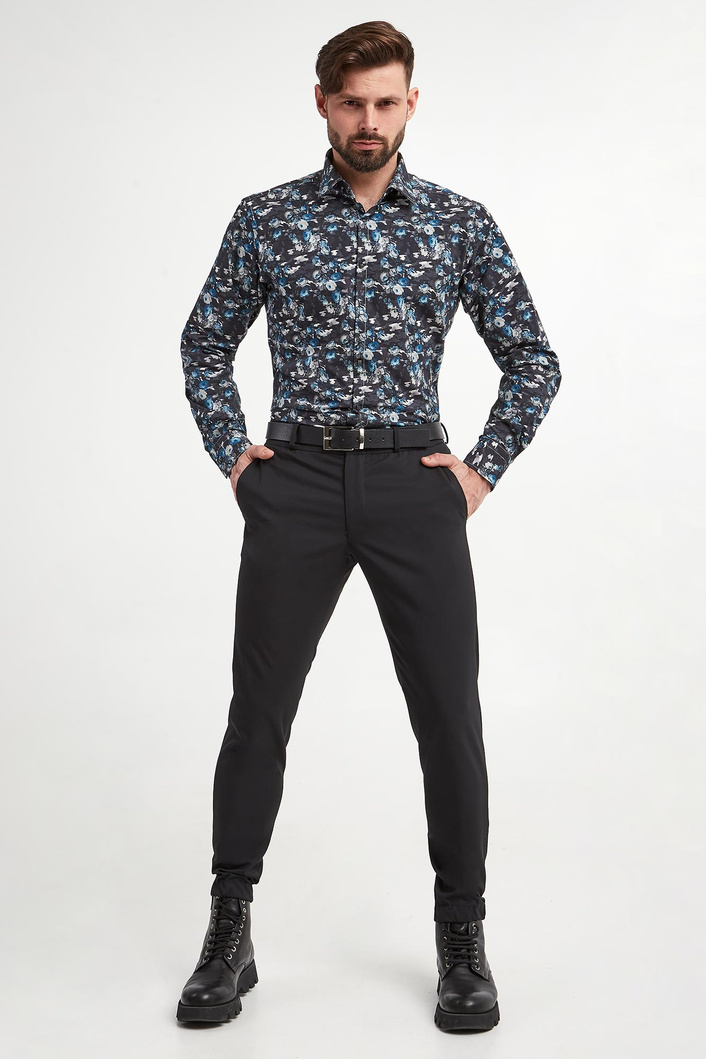 Koszula męska popelinowa KARL LAGERFELD