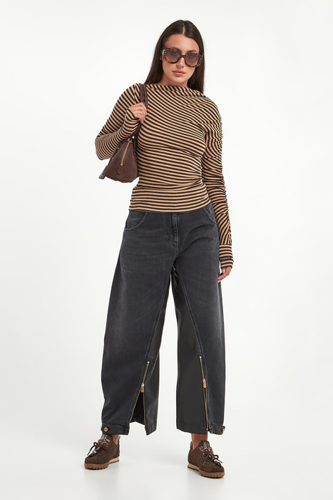Jeansy damskie Sicuro Zip PINKO