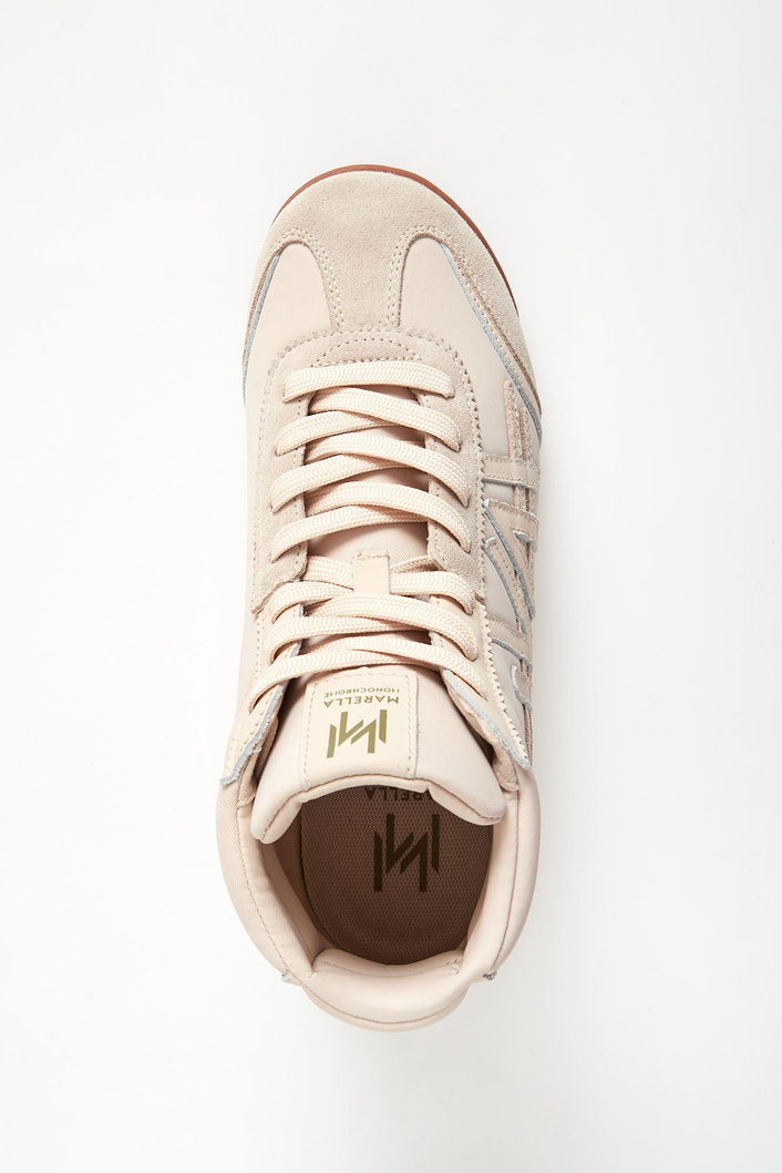 Sneakersy damskie zamszowe Gregory MARELLA MONOCHROME