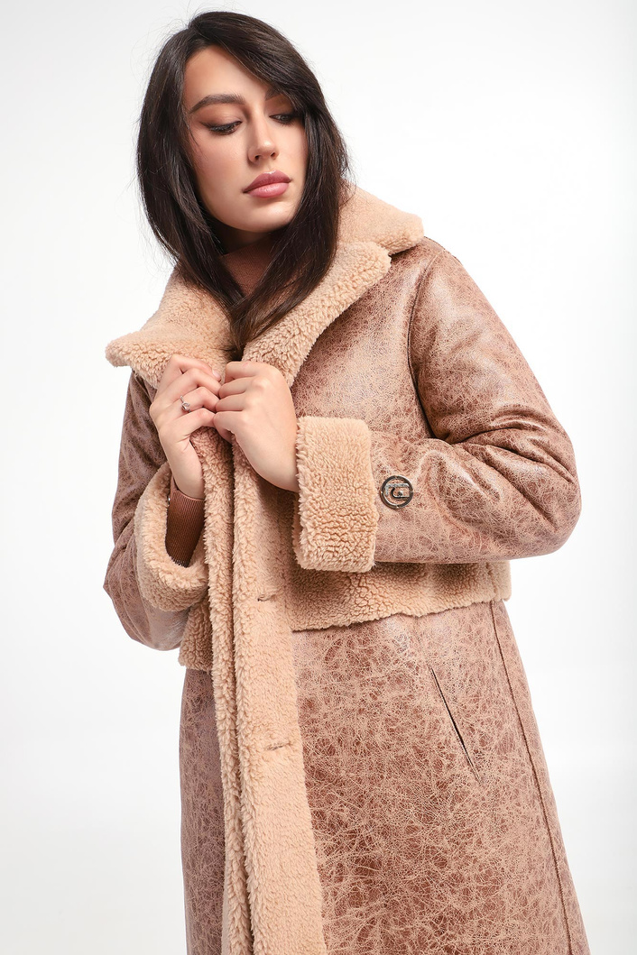 Kożuch damski dwustronny LIU JO