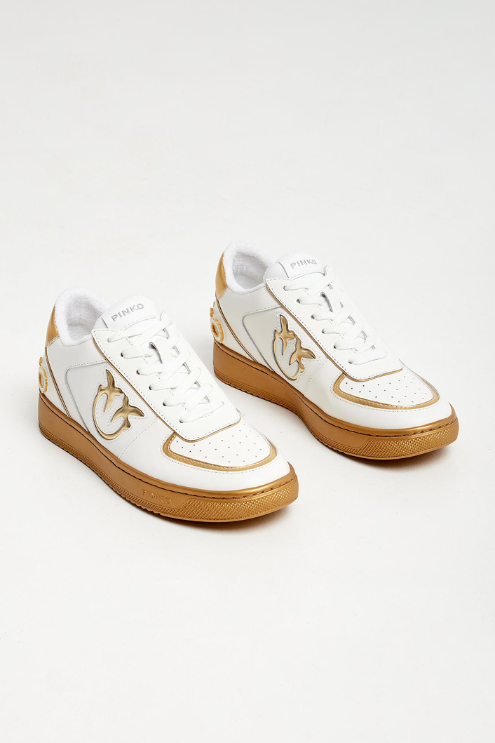 Sneakersy damskie skórzane PINKO