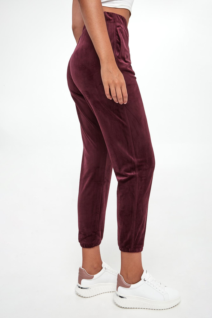 Spodnie damskie welurowe DKNY
