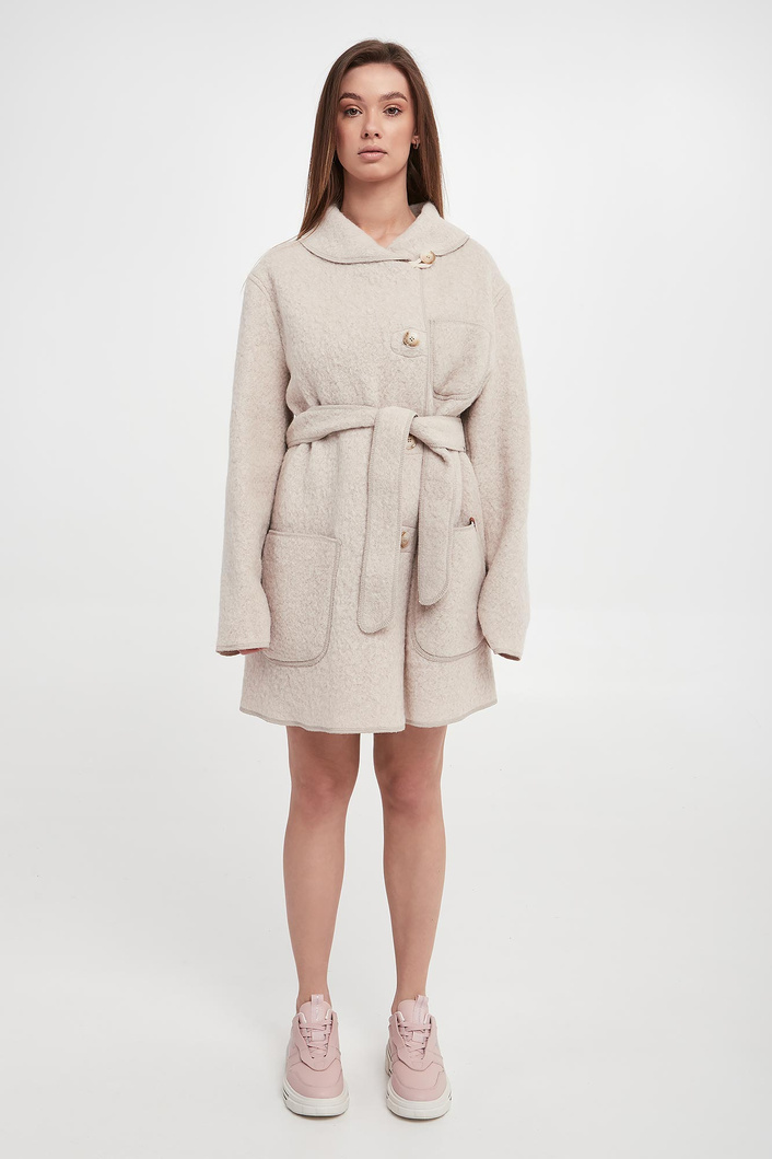 Płaszcz damski wełniany EMPORIO ARMANI