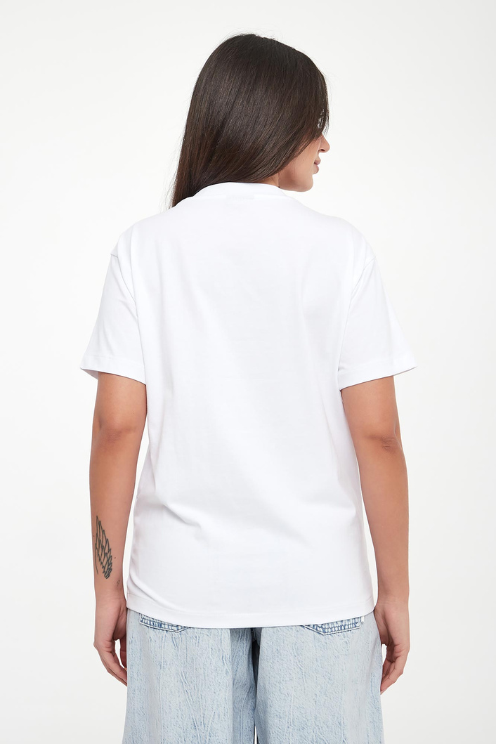 T-shirt damski z nadrukiem ARMANI EXCHANGE