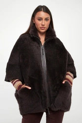 Kamizelka damska dwustronna futrzana DIEGO M