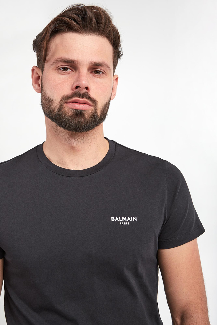 T-shirt męski z logo BALMAIN