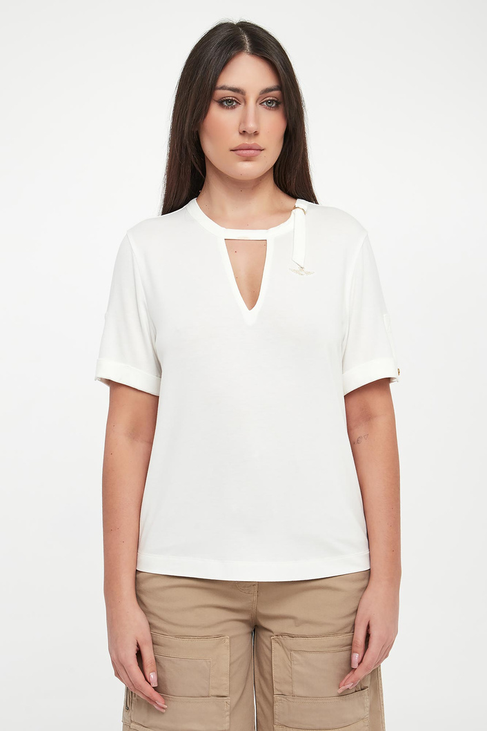 T-shirt damski AERONAUTICA MILITARE