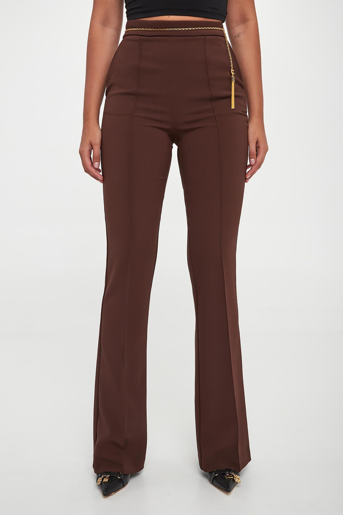 Spodnie damskie z krepy ELISABETTA FRANCHI