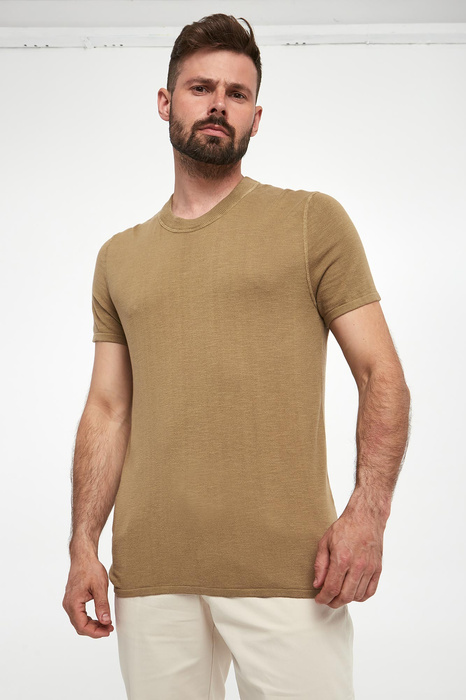 T-shirt męski dzianinowy Peeron JOOP! JEANS