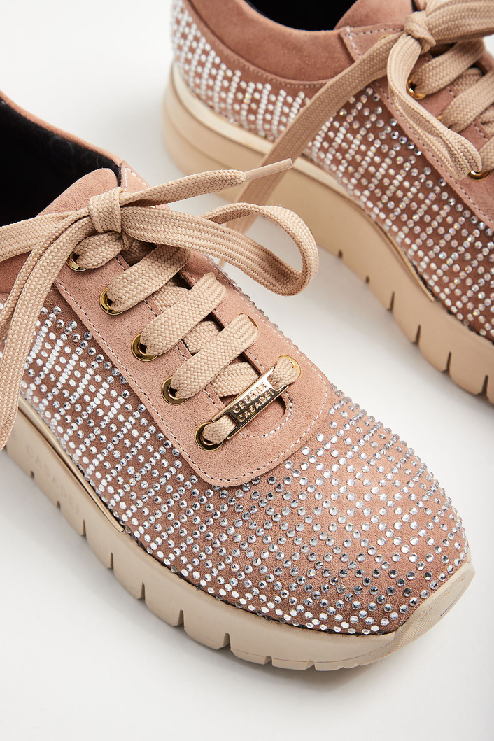 Sneakersy skórzane CESARE CASADEI