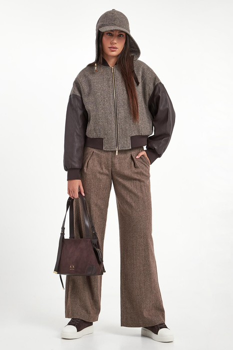 Spodnie damskie wełniane ARMANI EXCHANGE