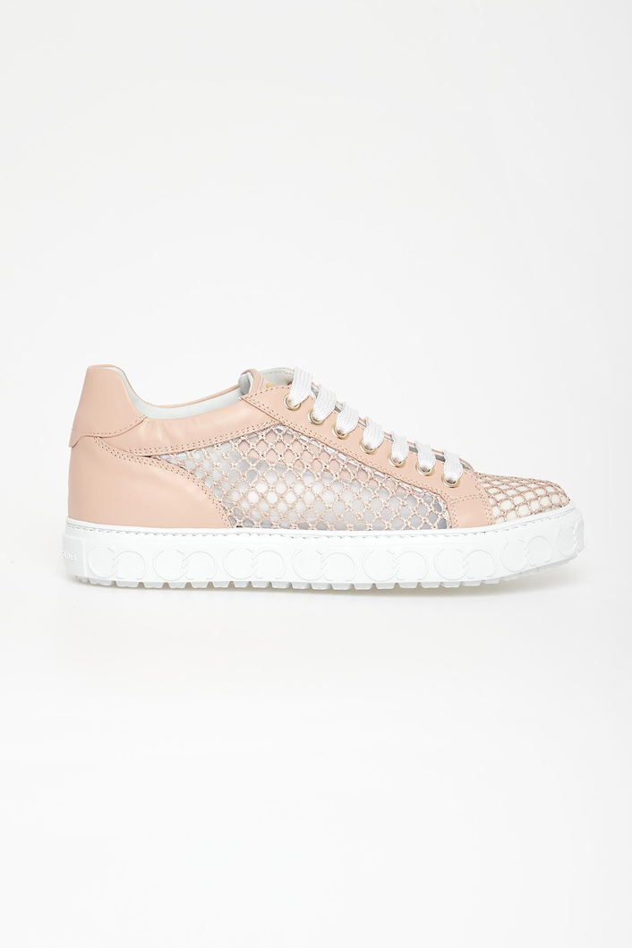 Sneakersy damskie skórzane CESARE CASADEI