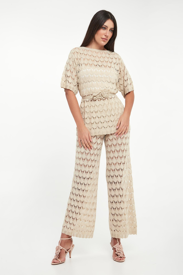 Sweter damski ażurowy TWINSET U&B