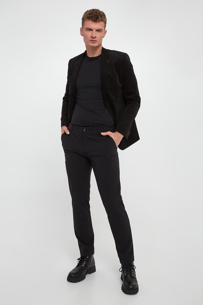 Marynarka męska welurowa KARL LAGERFELD