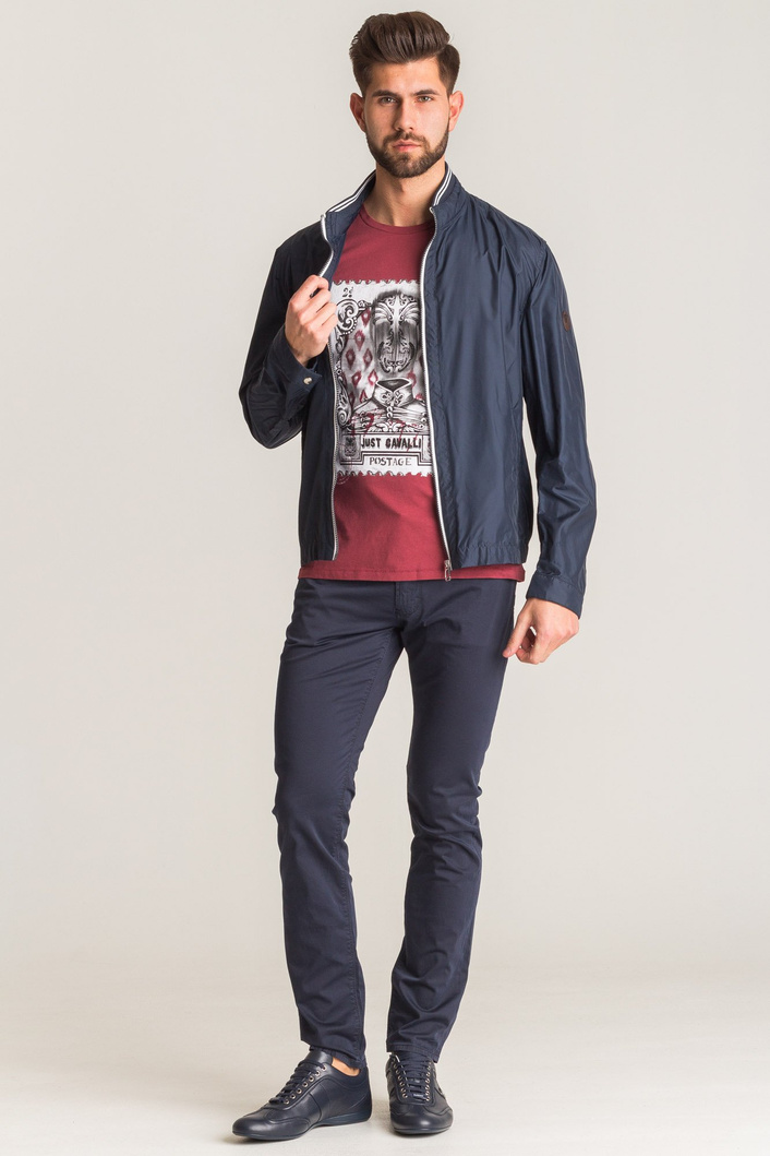 Granatowe spodnie Emporio Armani