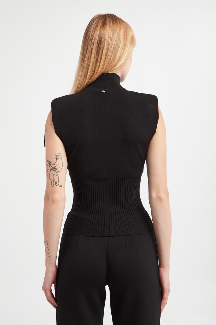 Top damski z kwiatem TWINSET ACTITUDE