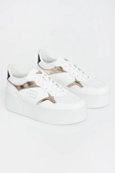 Sneakersy damskie skórzane na platformie BALDININI