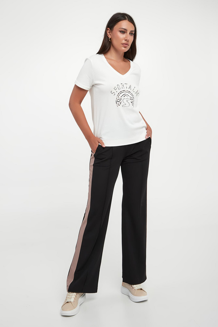 T-shirt damski z logo SPORTALM