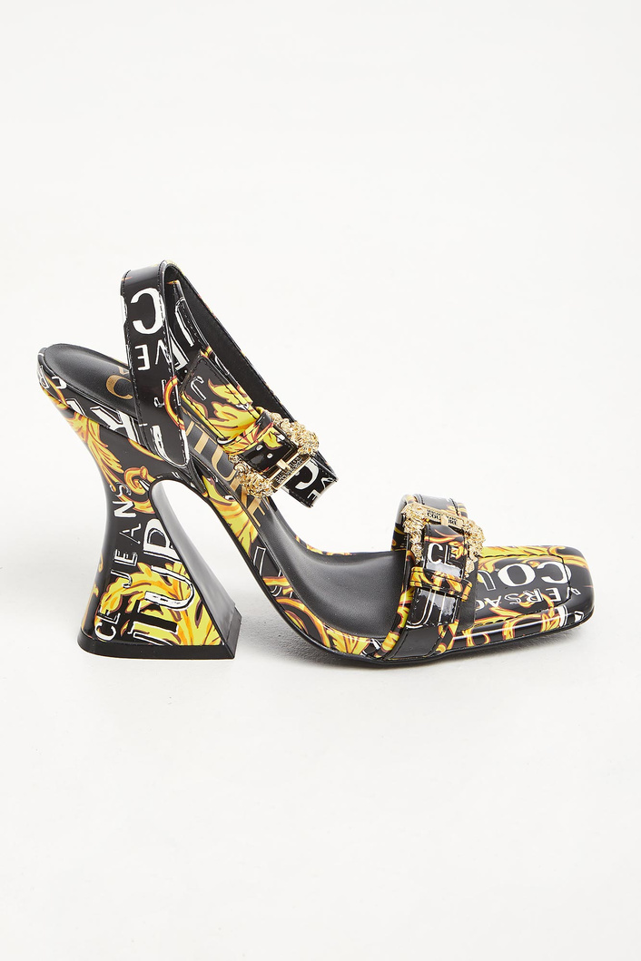 Sandały damskie na obcasie VERSACE JEANS COUTURE