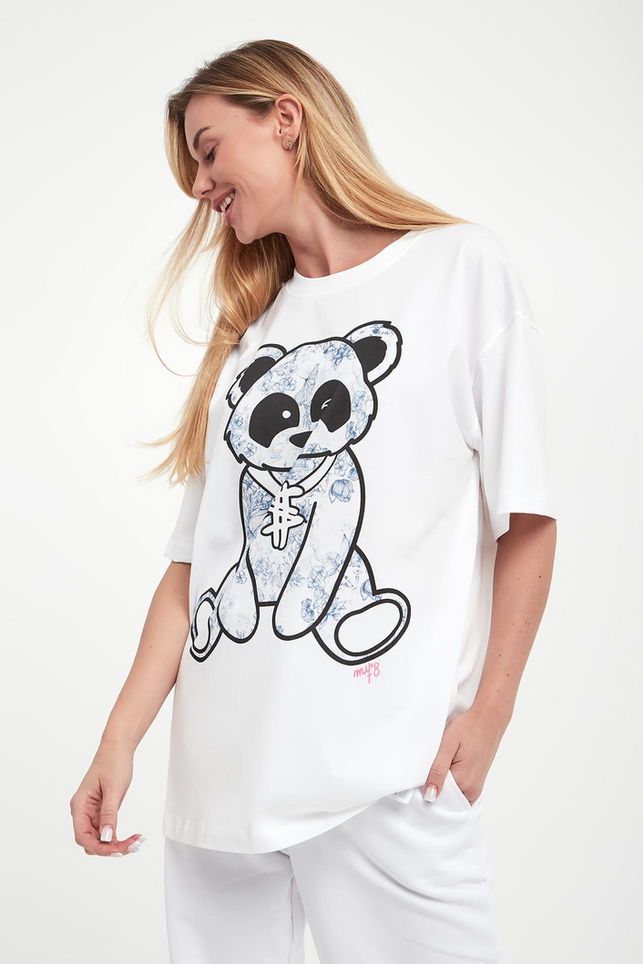 T-shirt damski z nadrukiem TWINSET