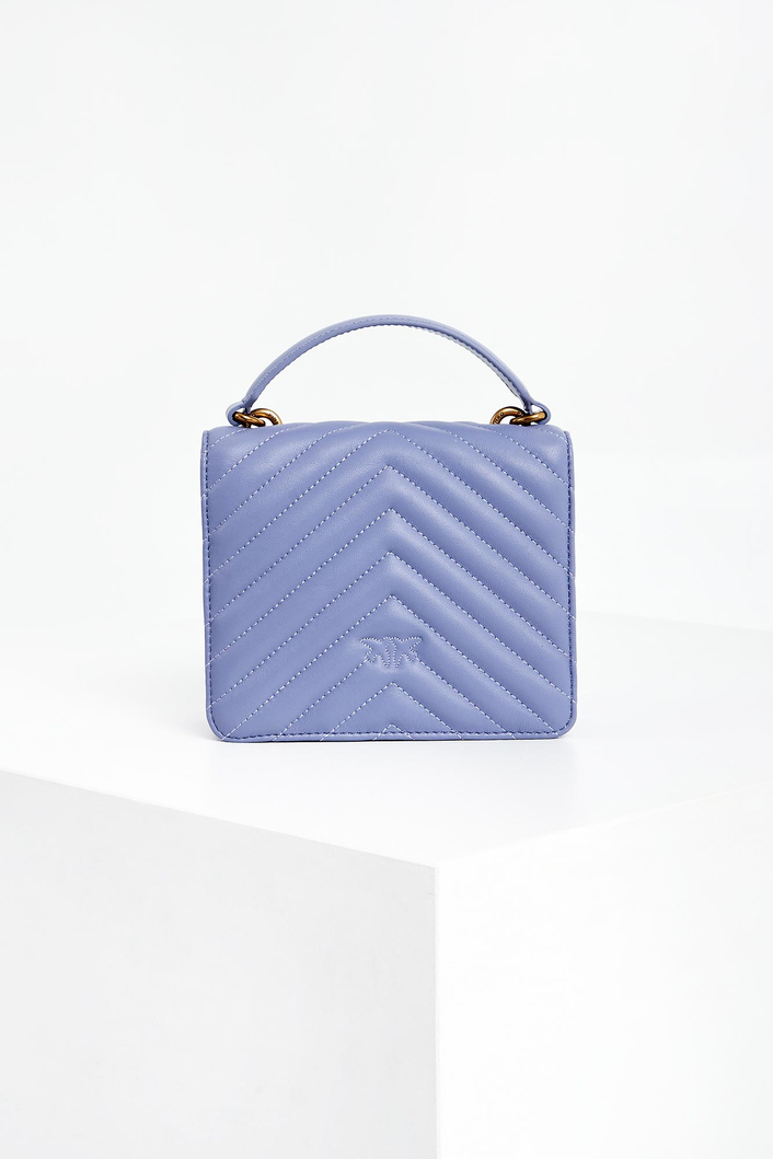 Torebka Love Mini Top Handle Chevron PINKO